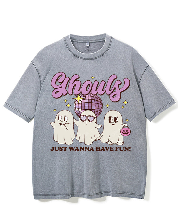GHOULS JUST WANNA HAVE FUN! VINTAGE GYM SHIRT