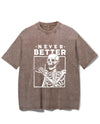 NEVER BETTER VINTAGE GYM SHIRT