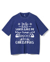 I'M SO BAD SANTA GAVE ME TWO LUMPS SWOLE VINTAGE GYM SHIRT