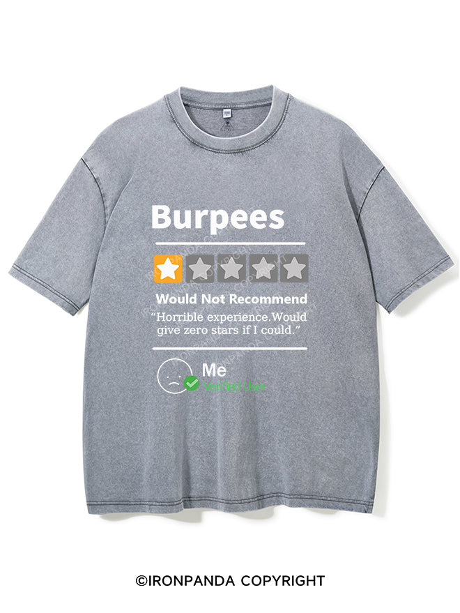 BURPEES REVIEWED Vintage Gym Shirt