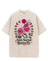 ANTI-SOCIAL BUTTERFLY VINTAGE GYM SHIRT