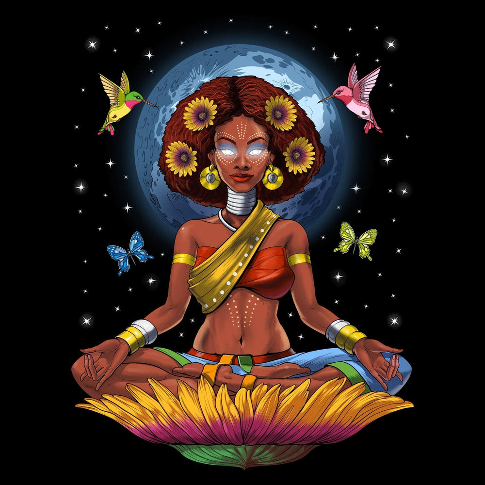 Afro Hippie Goddess T-Shirt