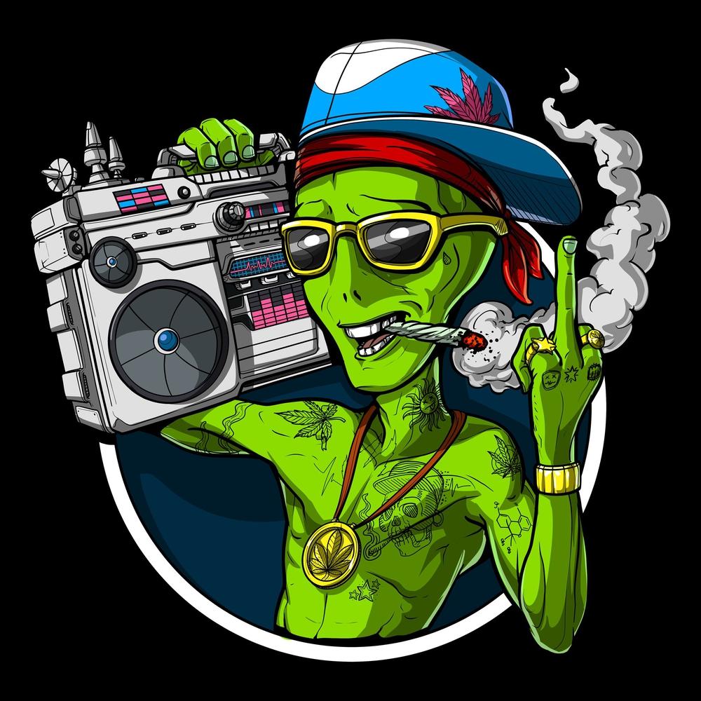 Alien 90s Party T-Shirt