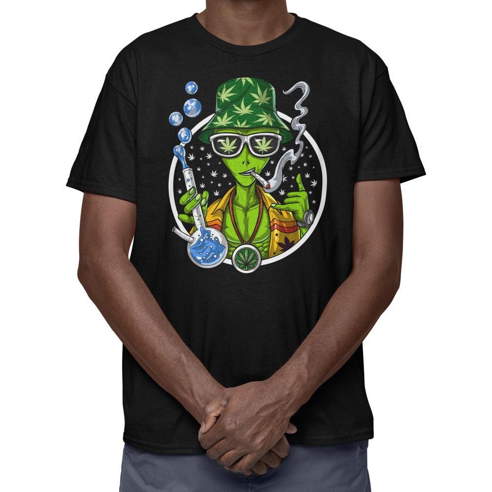 Alien Smoking Weed T-Shirt
