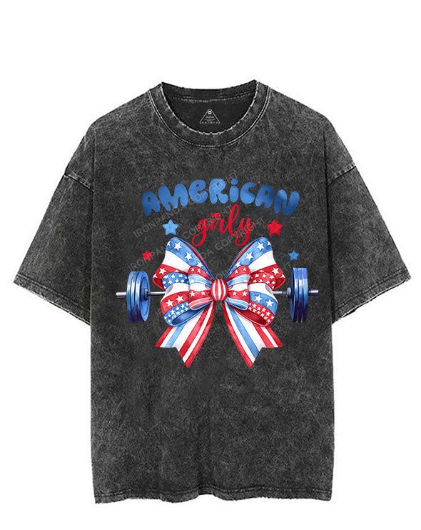 AMERICAN GIRLY VINTAGE GYM SHIRT