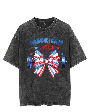 AMERICAN GIRLY VINTAGE GYM SHIRT