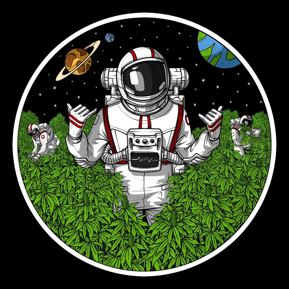 Astronaut Stoner T-Shirt