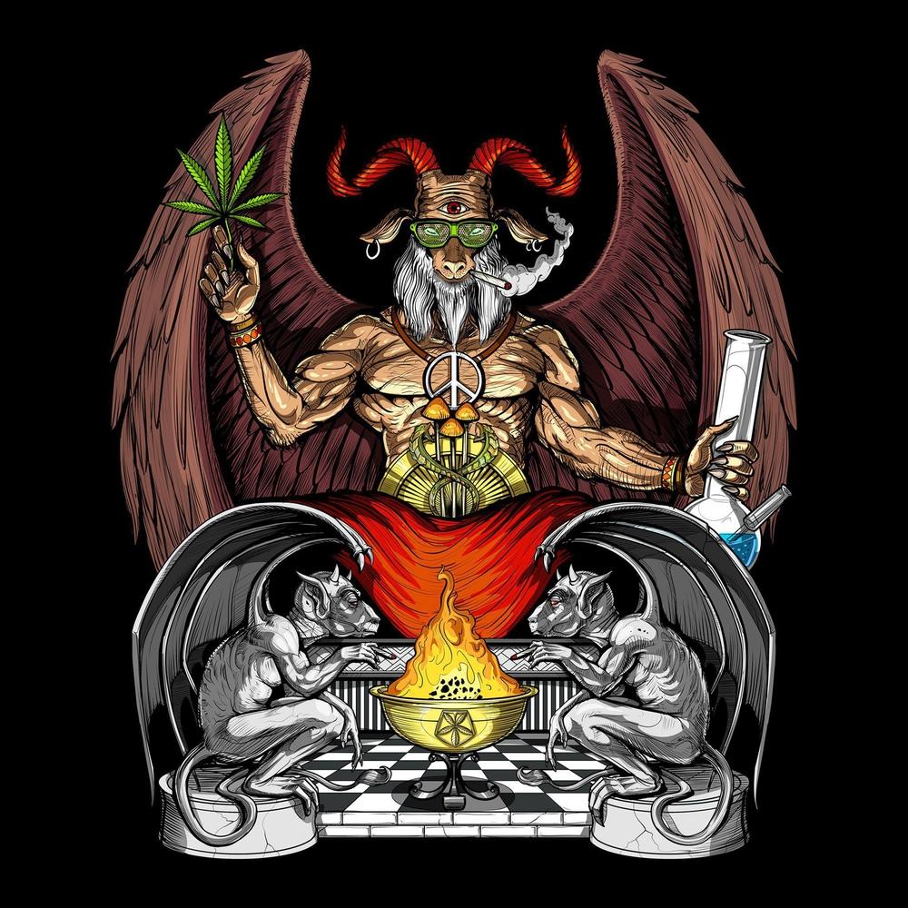 Baphomet Stoner T-Shirt