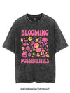 BLOOMING POSSIBILITIES VINTAGE GYM SHIRT