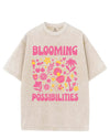 BLOOMING POSSIBILITIES VINTAGE GYM SHIRT