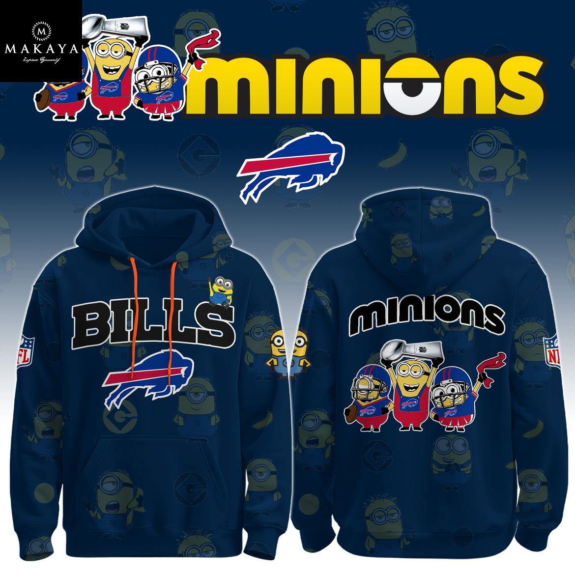 Buffalo Bills x Minions Celebrate NFL Holiday Game 2025 Hoodie T-Shirt 
