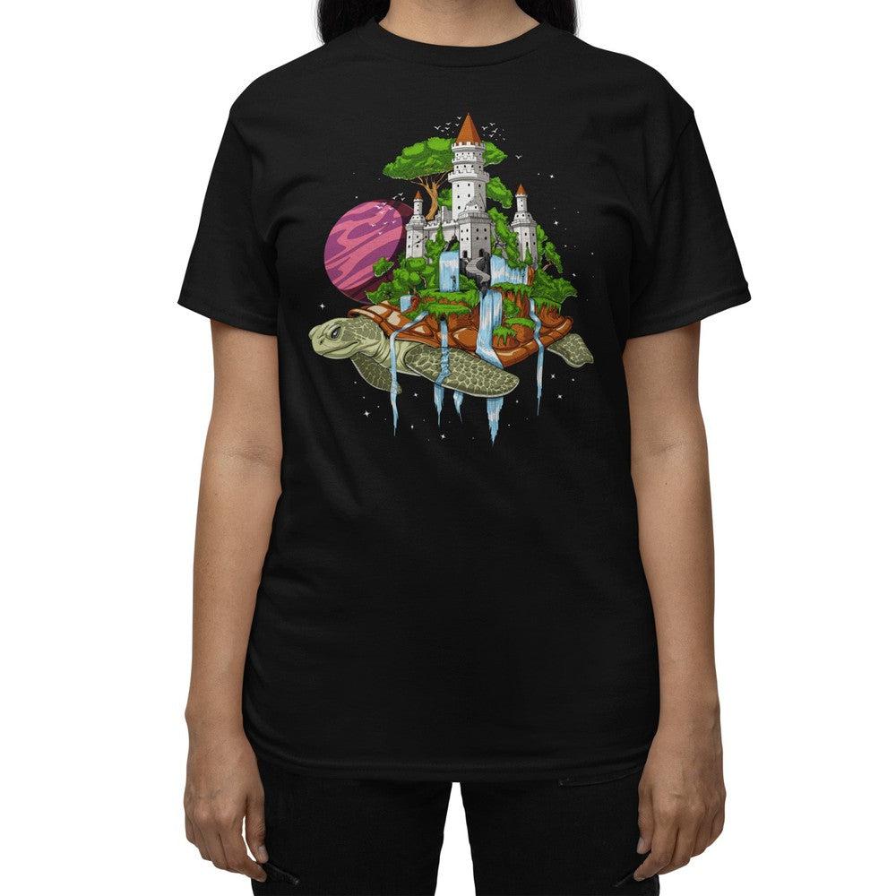 Cosmic World Turtle T-Shirt