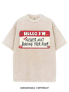 HELLO I’M NEVER NOT JUDGING YOUR FORM VINTAGE GYM SHIRT