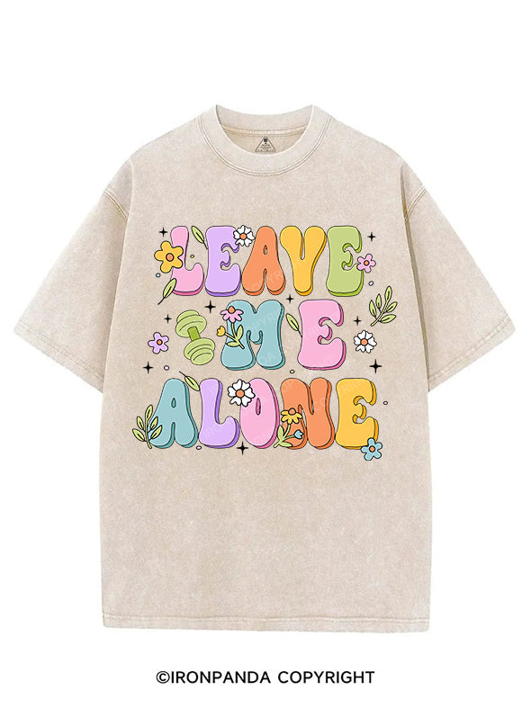 LEAVE ME ALONE VINTAGE GYM SHIRT