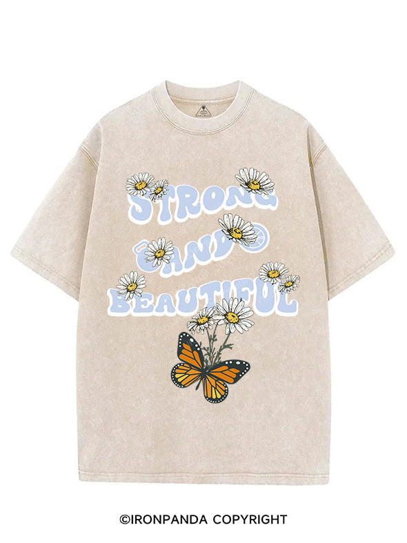 STRONG AND BEAUTIFUL VINTAGE GYM SHIRT