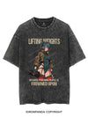 Lifting weights because punching people is frowned upon VINTAGE GYM SHIRT