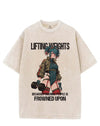 Lifting weights because punching people is frowned upon VINTAGE GYM SHIRT