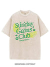 SUNDAY GAINS CLUB VINTAGE GYM SHIRT