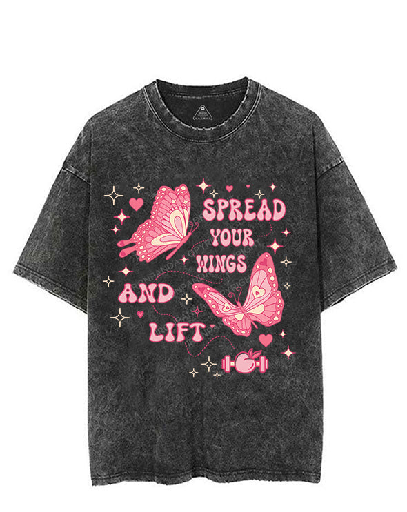 SPREAD YOUR WINGS AND LIFT VINTAGE GYM SHIRT