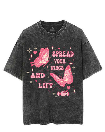 SPREAD YOUR WINGS AND LIFT VINTAGE GYM SHIRT