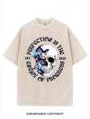 PERFECTION IS THE ENEMY OF PROGRESS VINTAGE GYM SHIRT