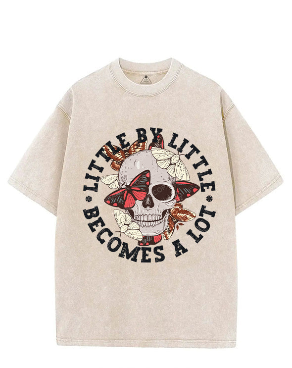 LITTLE BY LITTLE BECOMES A LOT VINTAGE GYM SHIRT