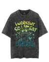 I WORKOUT SO I CAN EAT TRASH VINTAGE GYM SHIRT