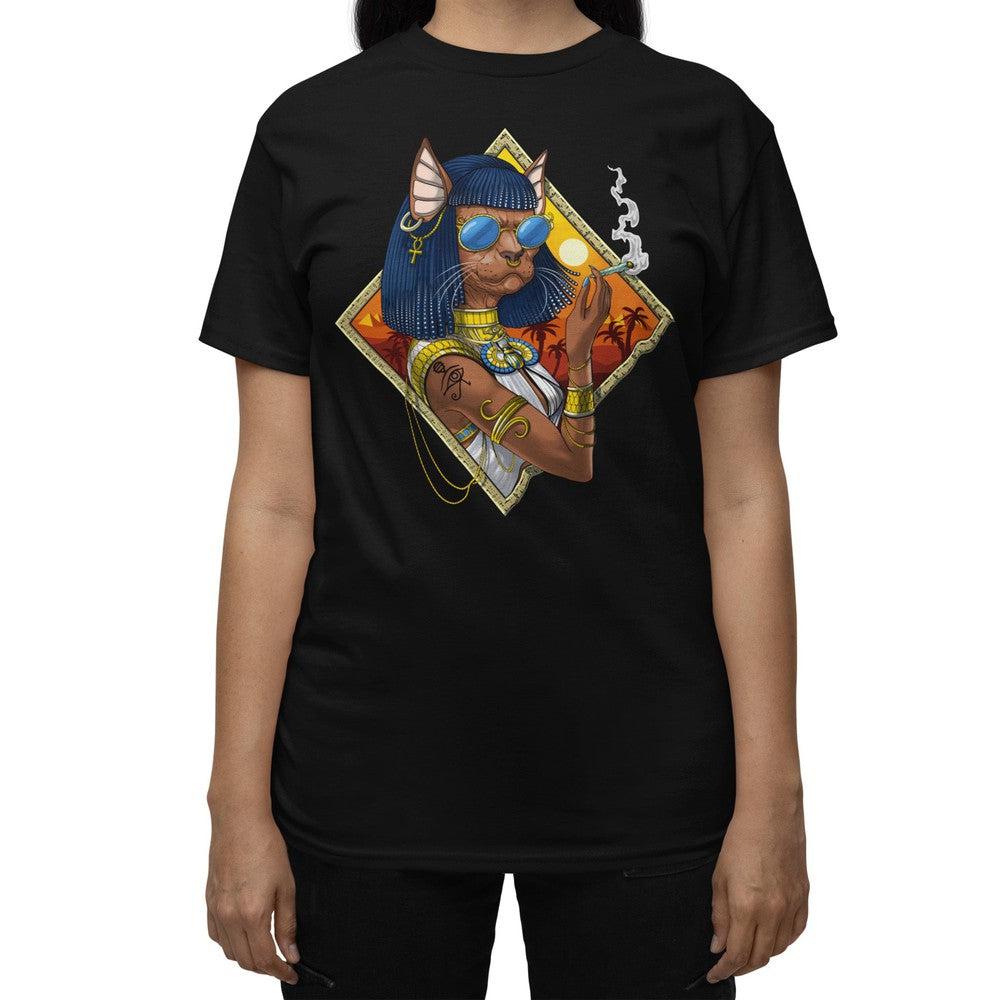 Hippie Goddess Bastet T-Shirt