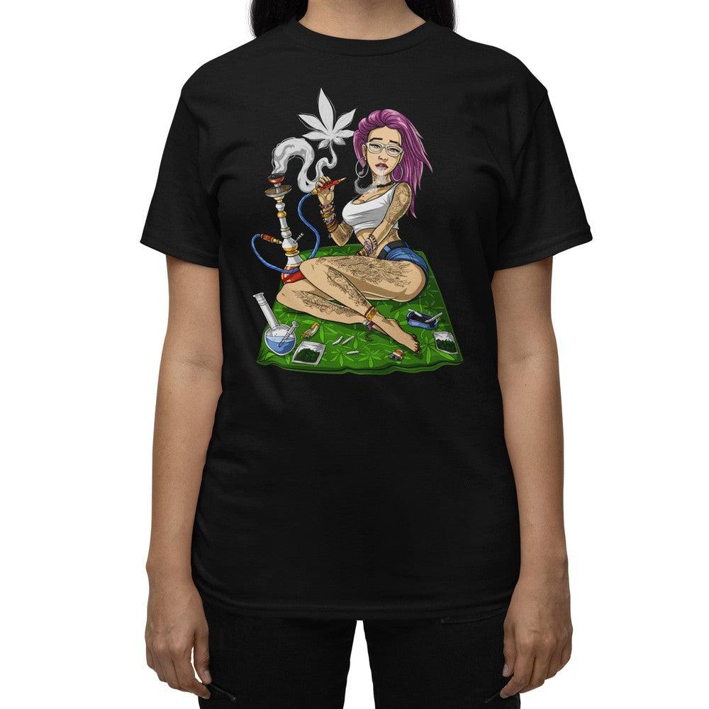 Hippie Stoner Girl T-Shirt