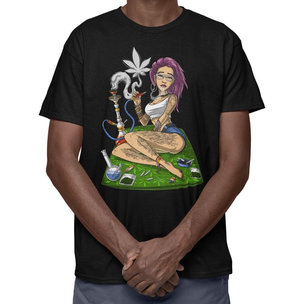 Hippie Stoner Girl T-Shirt