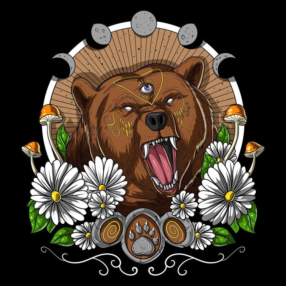 Psychedelic Forest Bear T-Shirt