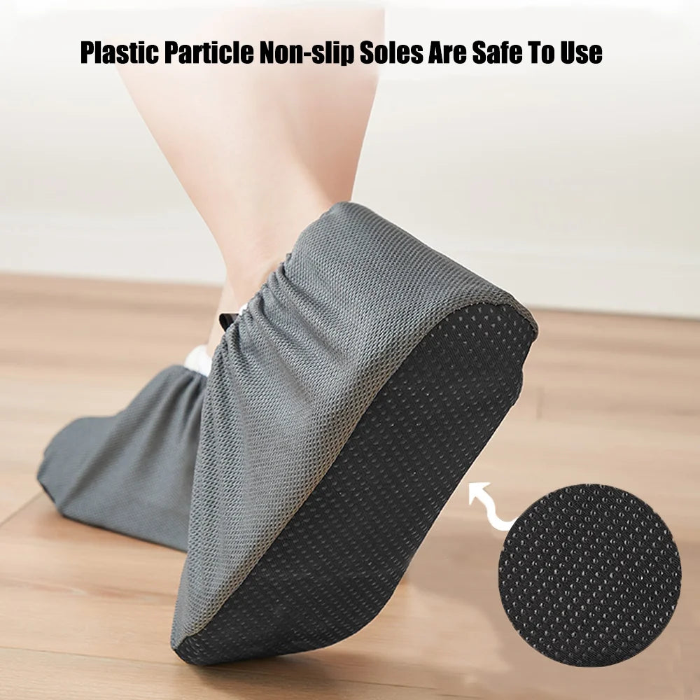 Thick Reusable Shoe Covers – Unisex Non-Slip Washable Protectors to Keep Floors and Carpets Clean