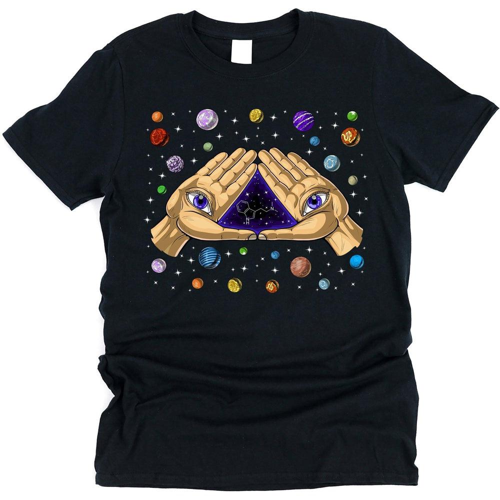 Trippy DMT Molecule T-Shirt