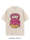 Delicious Donut Kettlebell Vintage Gym Shirt