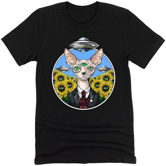 Alien Sphynx Cat T-Shirt