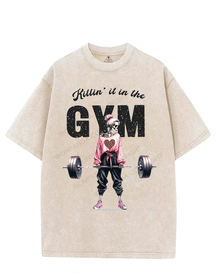 Killin’ it in the GYM VINTAGE GYM SHIRT