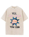 YES, the fuck YOU CAN VINTAGE GYM SHIRT