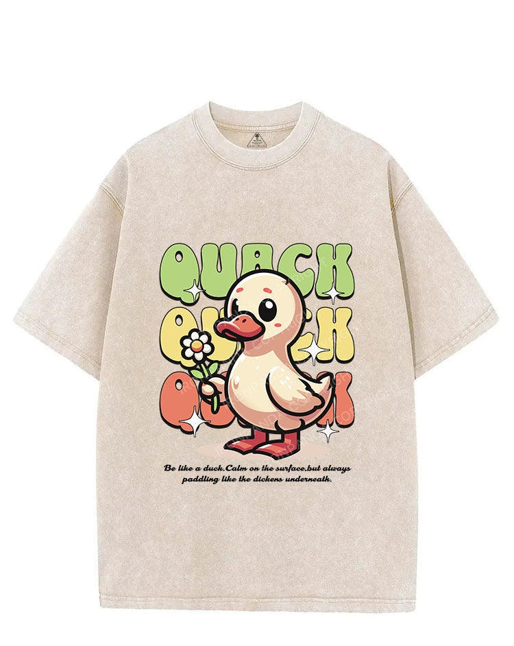 QUACK QUACK QUACK VINTAGE GYM SHIRT
