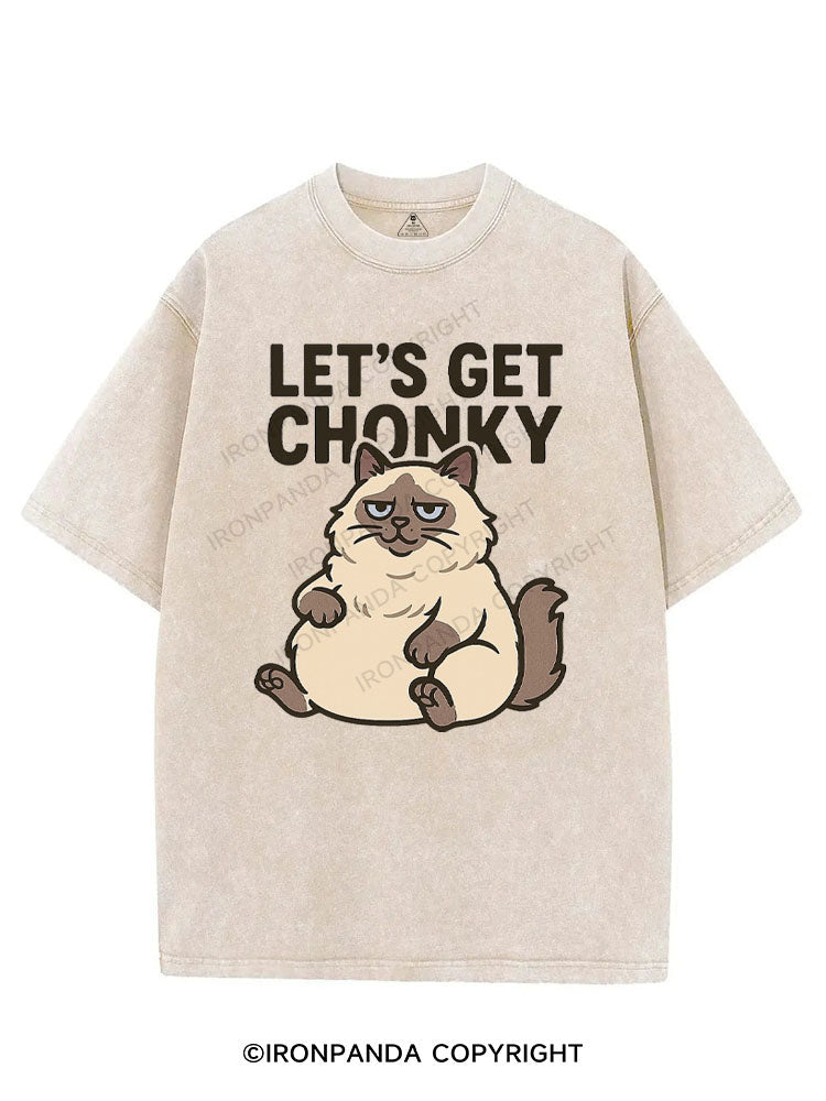 LET'S GET CHONKY VINTAGE GYM SHIRT