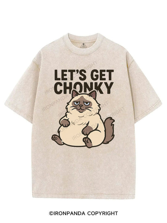 LET'S GET CHONKY VINTAGE GYM SHIRT