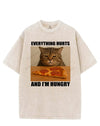 EVERYTHING HURTS AND I'M HUNGRY VINTAGE GYM SHIRT