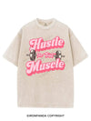HUSTLE FOR THAT MUSCLE VINTAGE GYM SHIRT