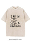 I run on coffee Vintage Gym Shirt