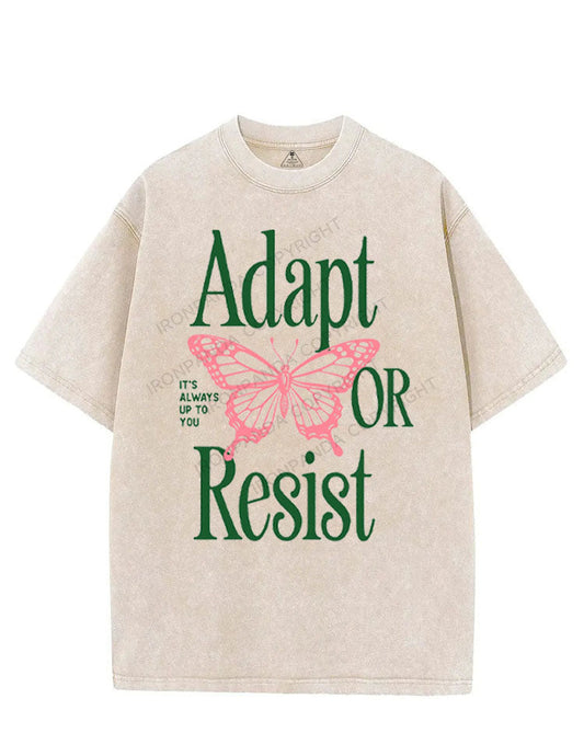 ADAPT OR RESIST VINTAGE GYM SHIRT