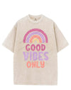 GOOD VIBES ONLY VINTAGE GYM SHIRT