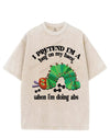 I PRETEND I'M A BUG ON MY BACK WHEN I'M DOING ABS VINTAGE GYM SHIRT