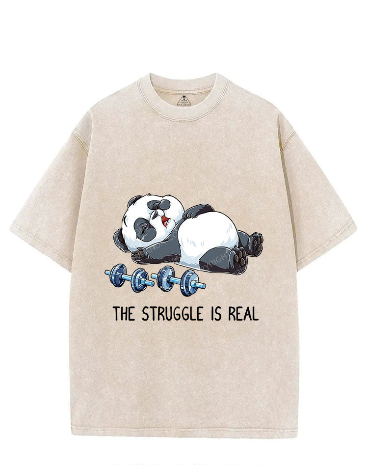 THE STRUGGLE IS REAL Vintage Gym Shirt
