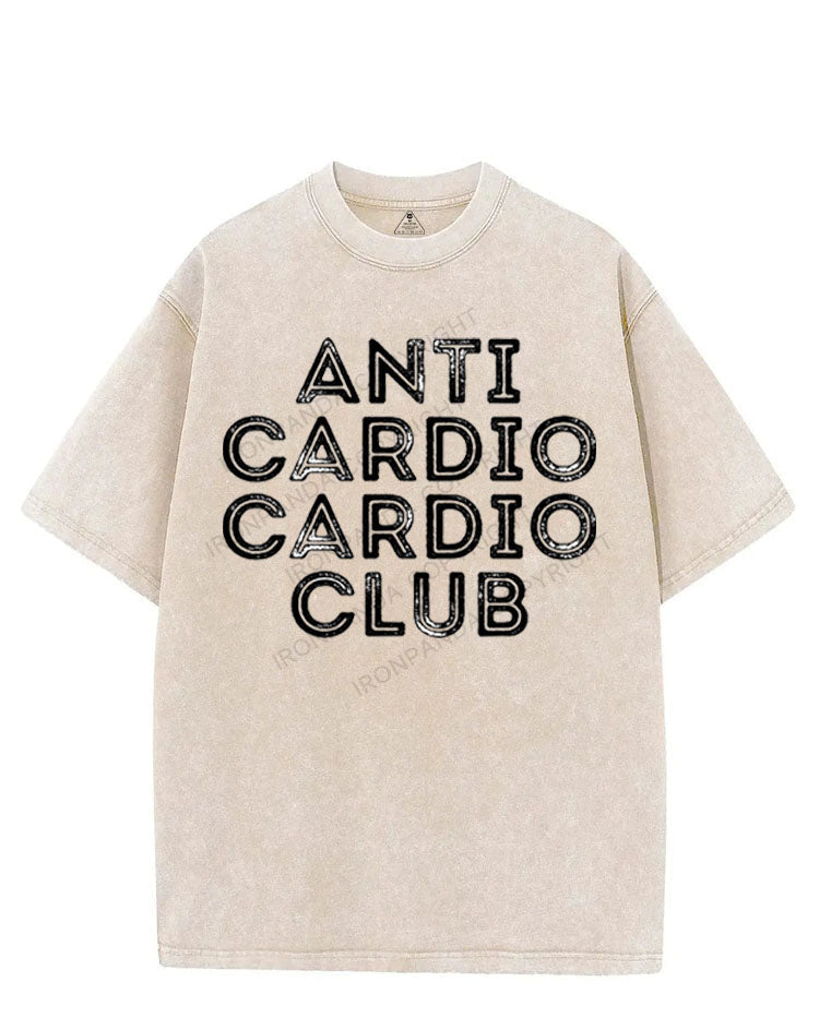 ANTI CARDIO CARDIO CLUB VINTAGE GYM SHIRT