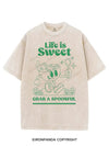 LIFE IS SWEET GRAB A SPOONFUL VINTAGE GYM SHIRT