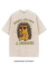 SORRY, I'M NOT A HUGGER VINTAGE GYM SHIRT